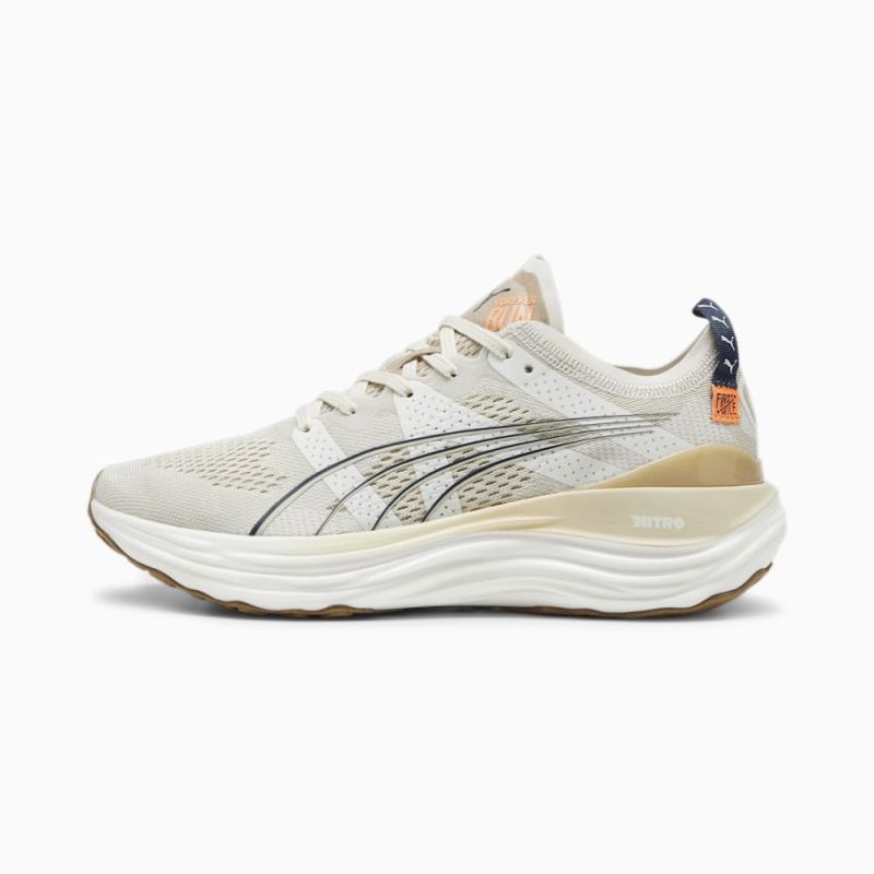 Puma | Men's x First Mile ForeverRun NITRO Running Shoes - Vapor Gray-Putty-Club Navy