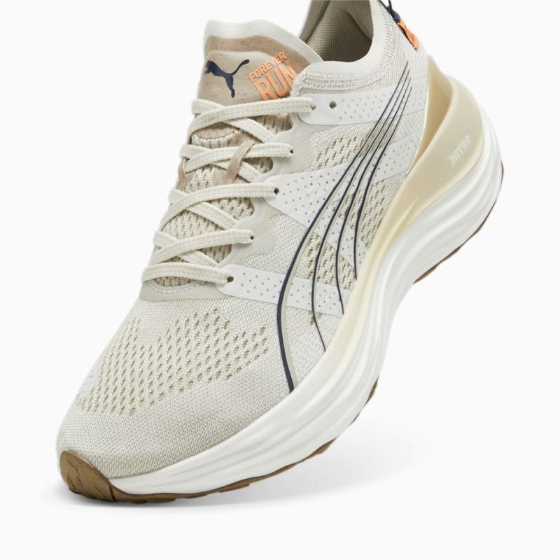 Puma | Men's x First Mile ForeverRun NITRO Running Shoes - Vapor Gray-Putty-Club Navy