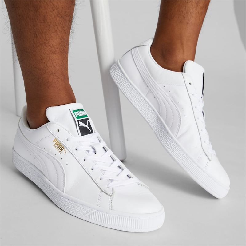 Puma | Men's Basket Classic XXI Sneakers - White-White