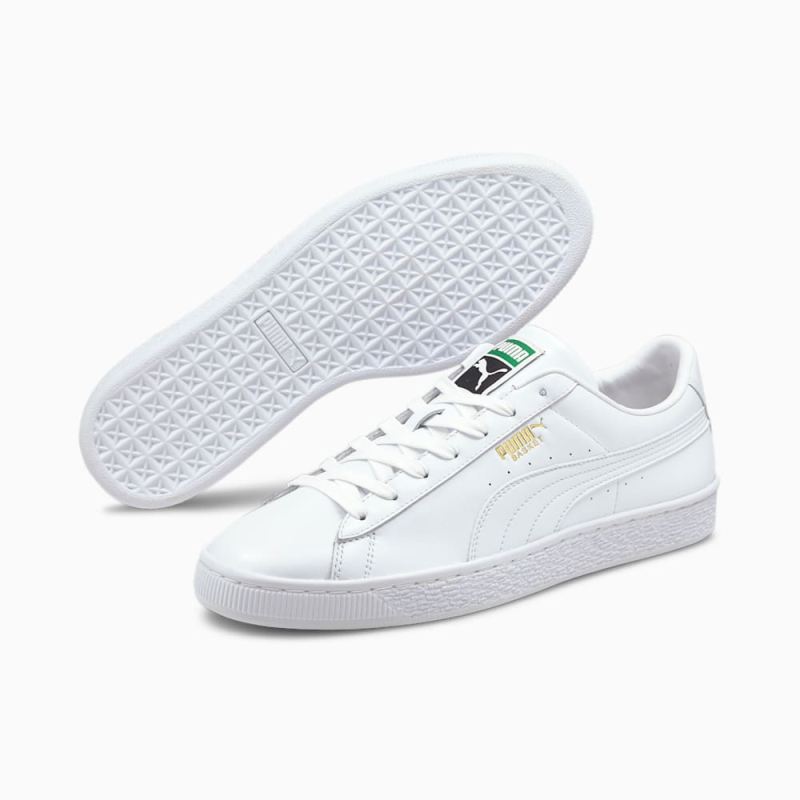 Puma | Men's Basket Classic XXI Sneakers - White-White