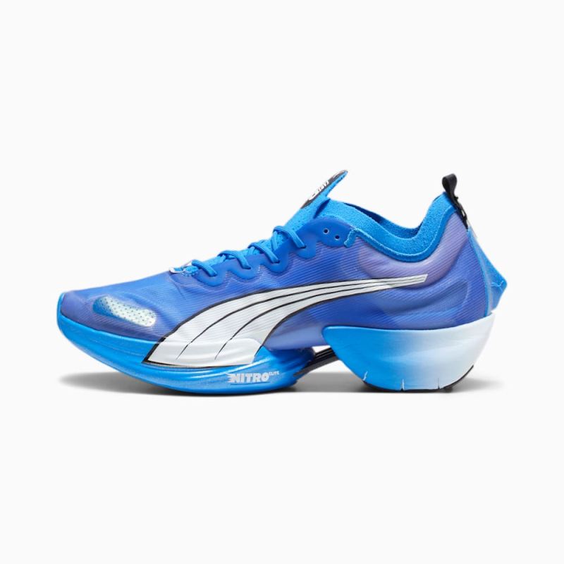 Puma | Men's Fast-R NITRO Elite Running Shoes - For All Time Red-Ultra Blue - Click Image to Close