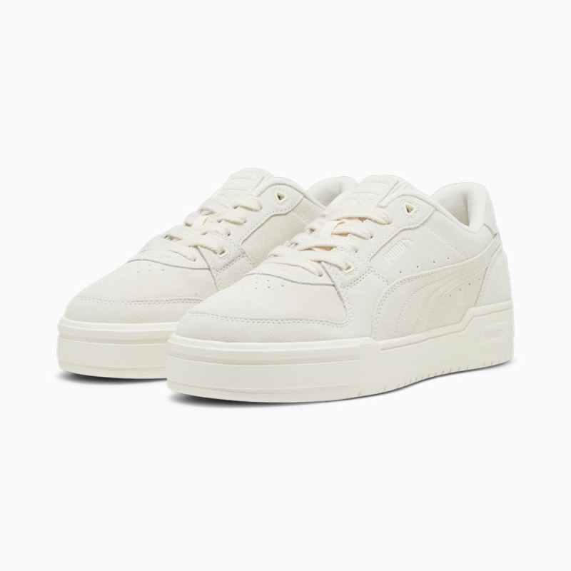 Puma | Men's CA Pro Lux Soft Sneakers - Alpine Snow-Warm White