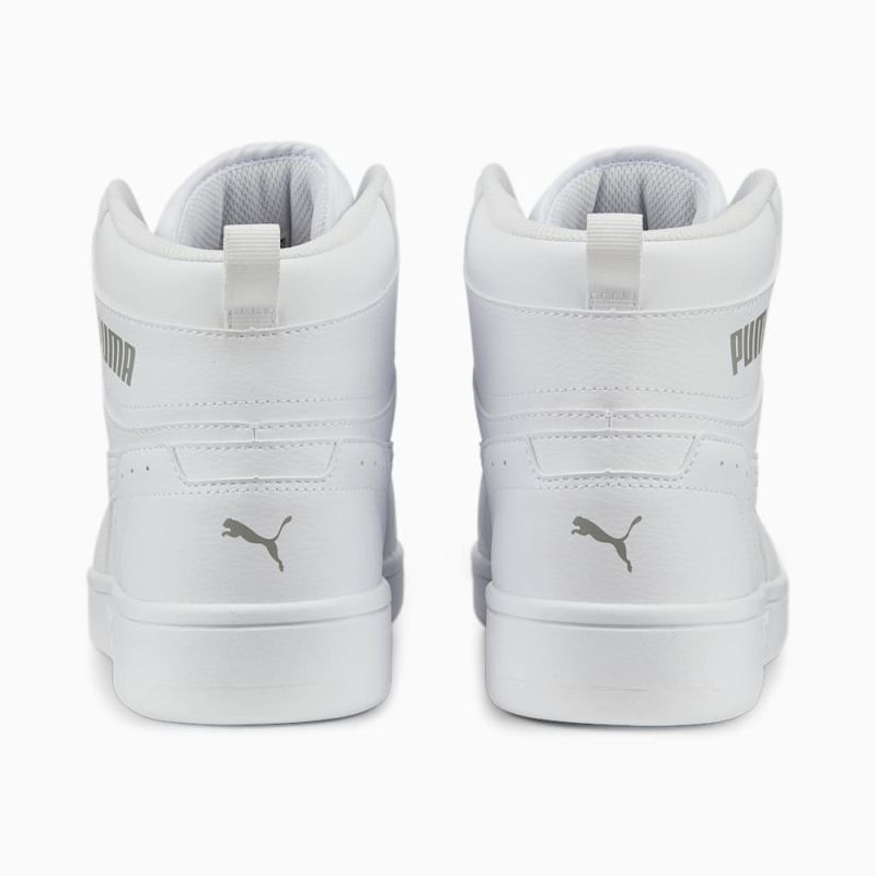 Puma | Men's Rebound Joy Wide Sneakers - White-White-Limestone