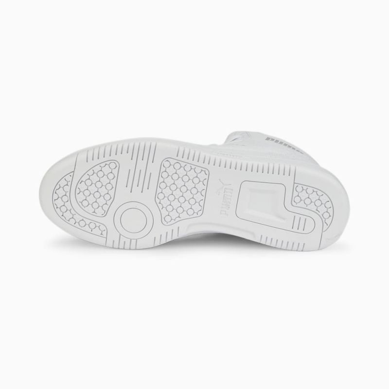 Puma | Men's Rebound Joy Wide Sneakers - White-White-Limestone