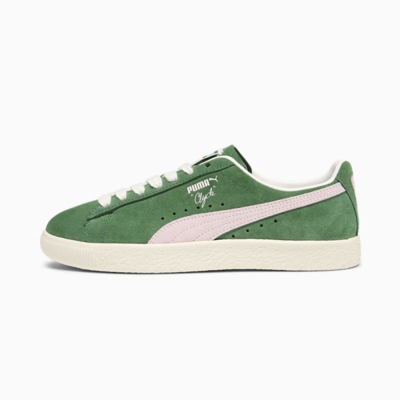 Puma | Women's Clyde OG Sneakers - Vine-Warm White