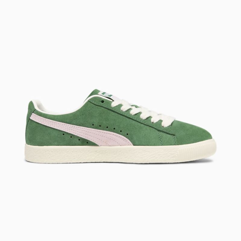 Puma | Women's Clyde OG Sneakers - Vine-Warm White