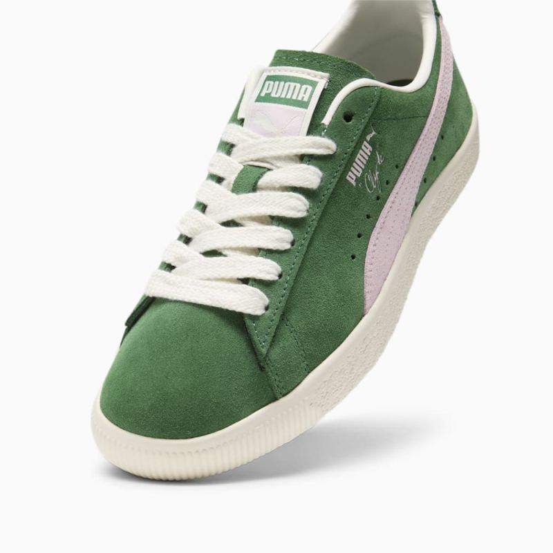 Puma | Women's Clyde OG Sneakers - Vine-Warm White