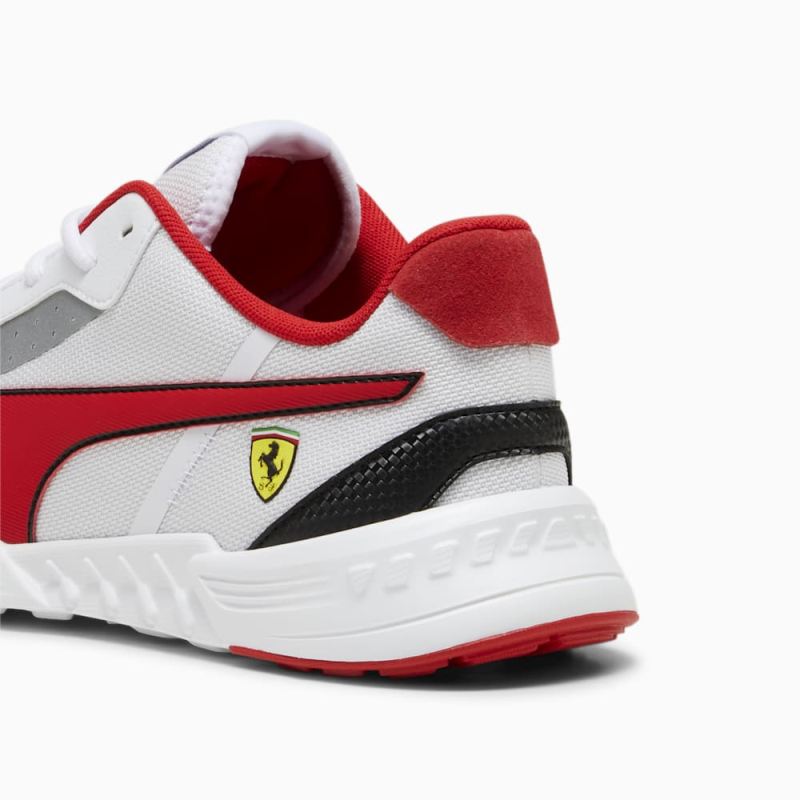 Puma | Men's Scuderia Ferrari Tiburion Motorsport Sneakers - White-Rosso Corsa-Black