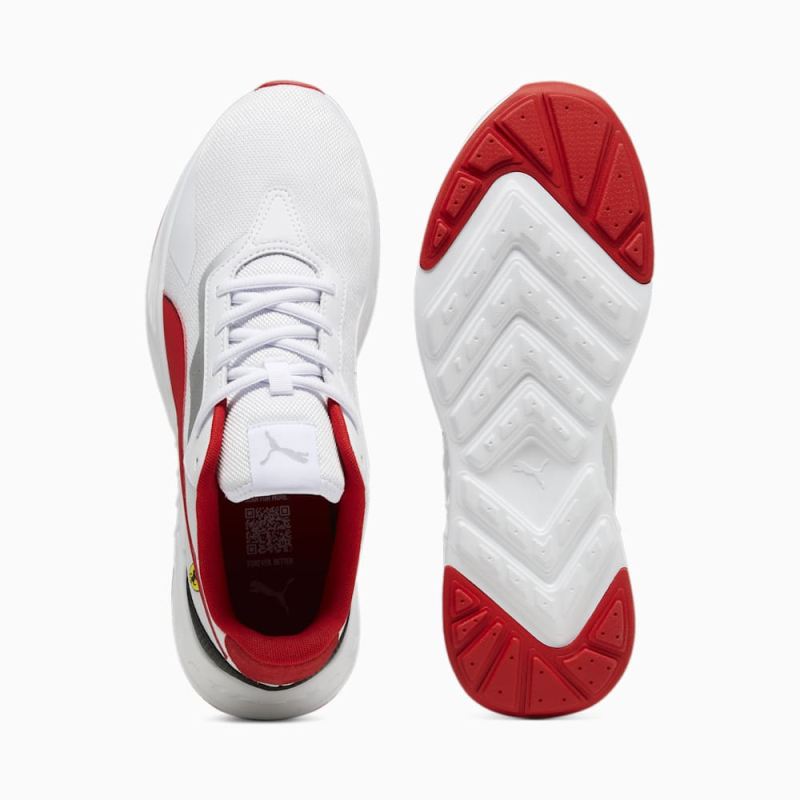 Puma | Men's Scuderia Ferrari Tiburion Motorsport Sneakers - White-Rosso Corsa-Black