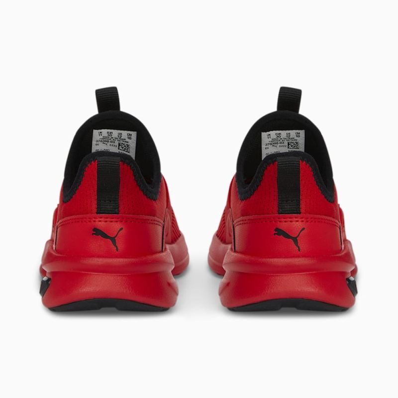 Puma | Boys SOFT Enzo Evo Slip-On Toddlers Shoes - For All Time Red-Black