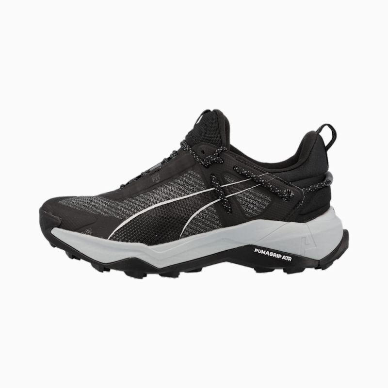 Puma | Women's SEASONS Explore NITRO Hiking Shoes - Black-Platinum Gray