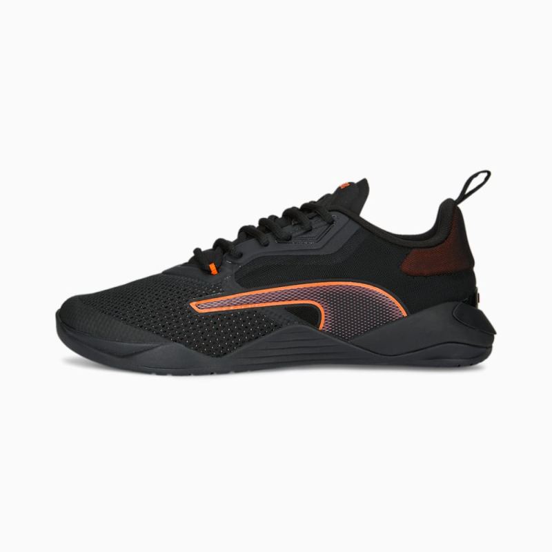 Puma | Men's Fuse 2.0 Training Shoes - Black-Cayenne-Wood Violet - Click Image to Close