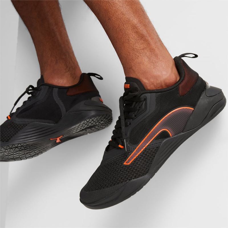 Puma | Men's Fuse 2.0 Training Shoes - Black-Cayenne-Wood Violet