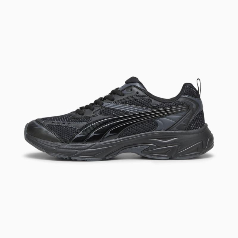 Puma | Men's Morphic Base Sneakers - Black-Strong Gray