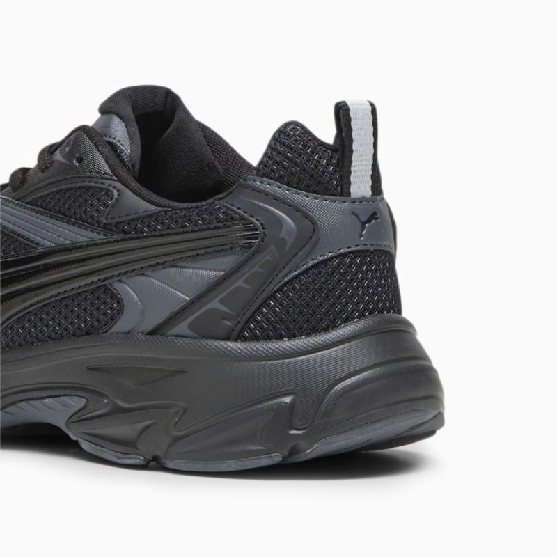 Puma | Men's Morphic Base Sneakers - Black-Strong Gray