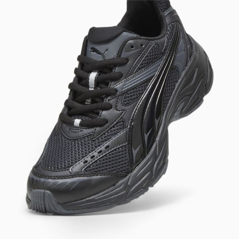 Puma | Men's Morphic Base Sneakers - Black-Strong Gray