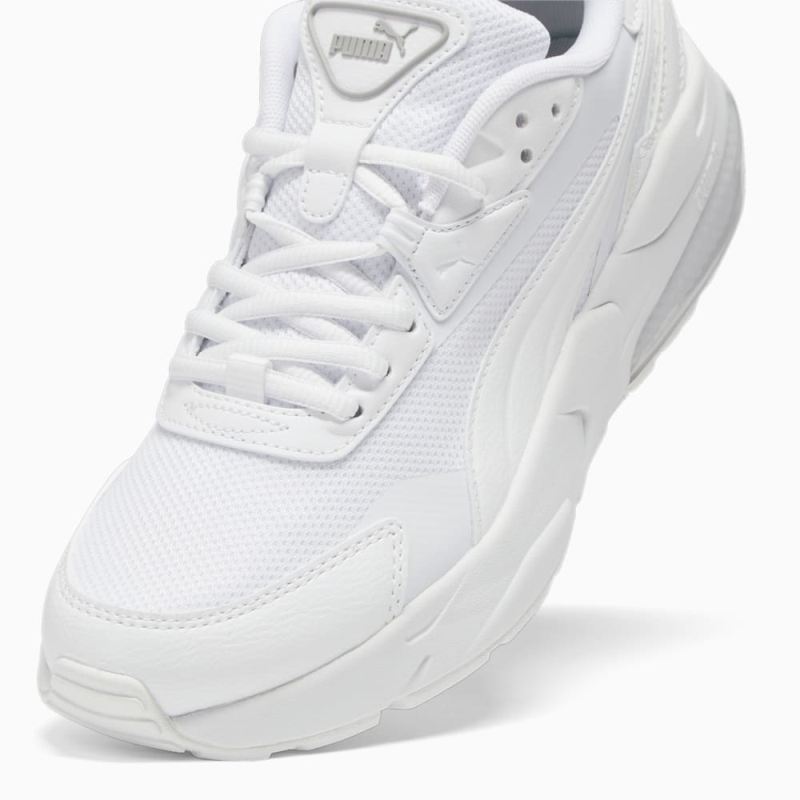 Puma | Women's Vis2K Sneaker - White-White