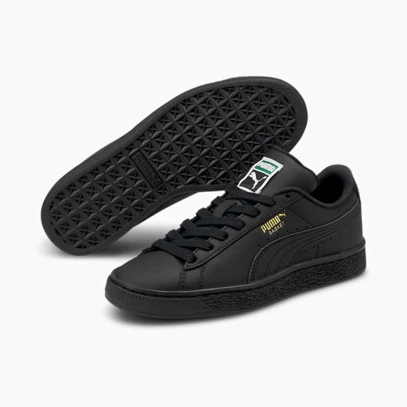 Puma | Boys Basket Classic XXI Big Kids Sneakers - Black-Black