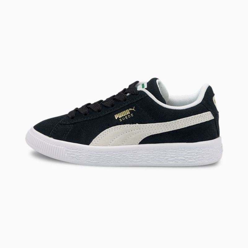 Puma | Girls Suede Classic XXI Little Kids Shoes - Black-White