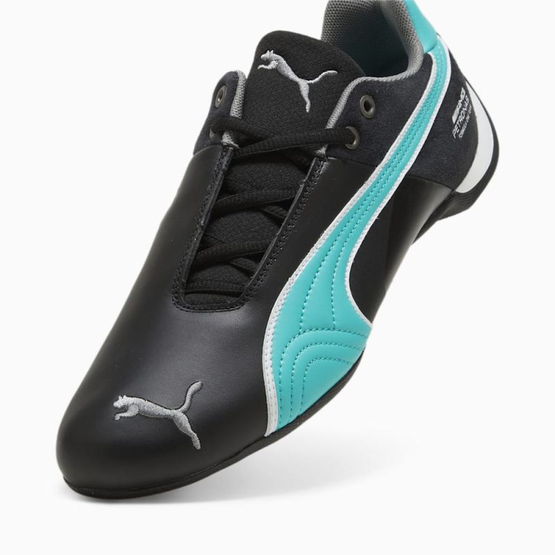 Puma | Men's Mercedes AMG-Petronas F1 Future Cat Unisex Shoes - Black-Sheen Green