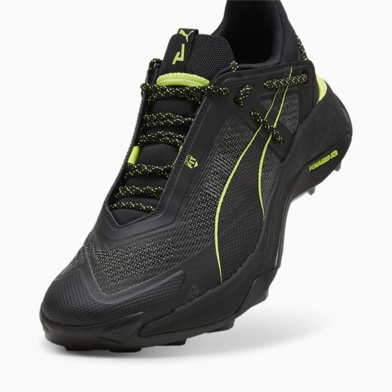 Puma | Men's SEASONS Explore NITRO Hiking Shoes - Black-Lime Pow