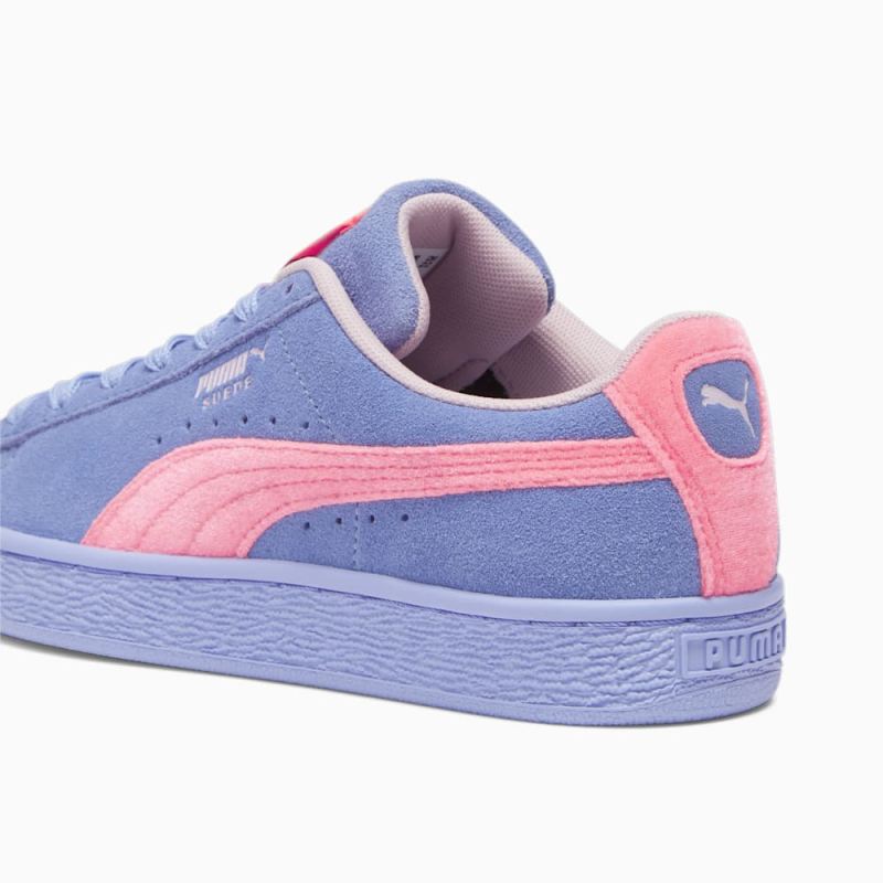 Puma | Girls Suede Valentines Big Kids Sneakers - Elektro Purple-Ignite Pink