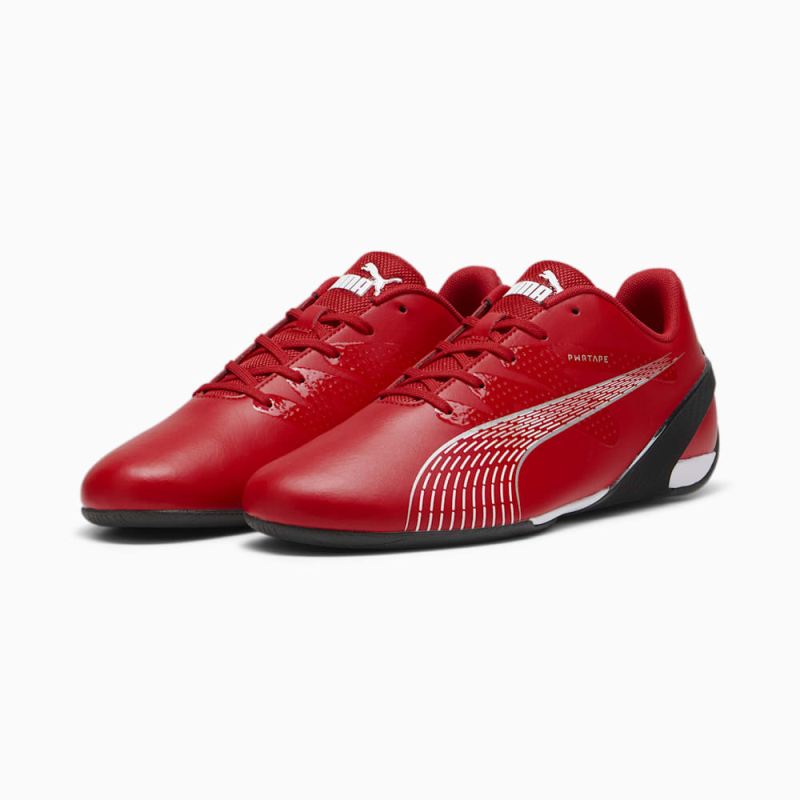 Puma | Men's Scuderia Ferrari Carbon Cat Driving Shoes - Rosso Corsa-White