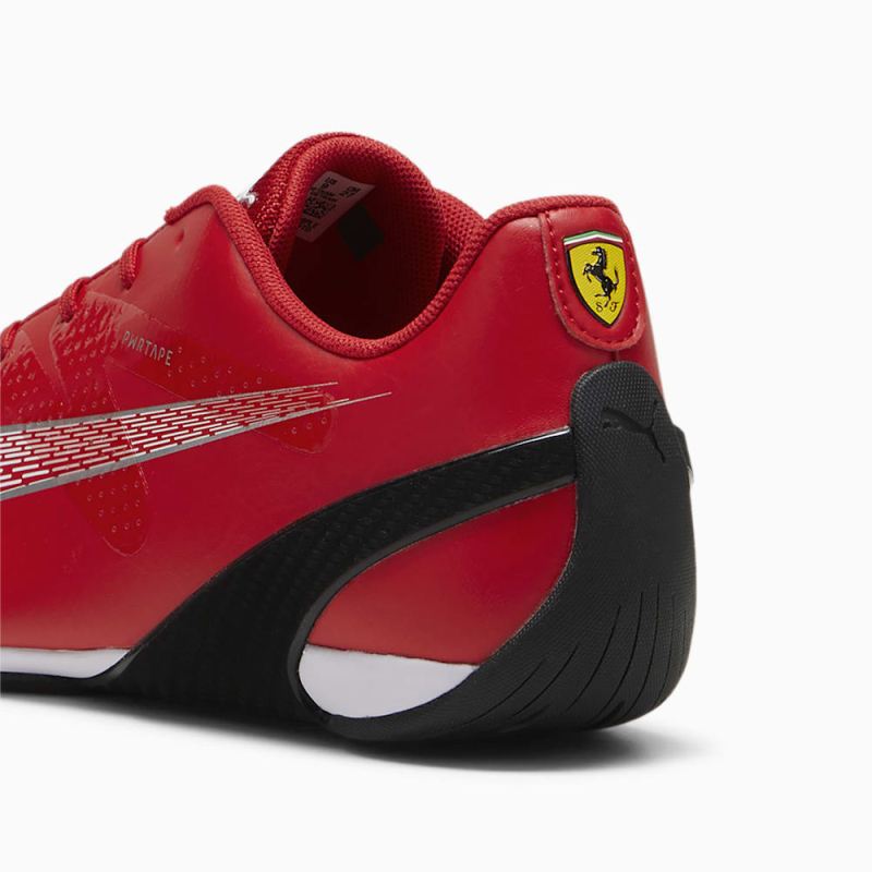 Puma | Men's Scuderia Ferrari Carbon Cat Driving Shoes - Rosso Corsa-White