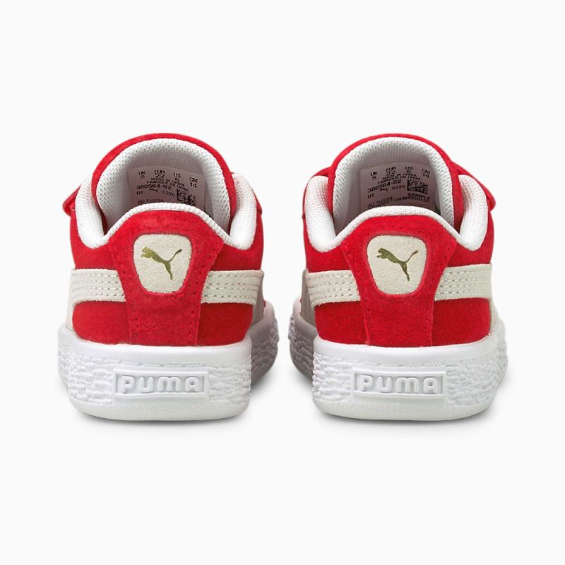 Puma | Girls Suede Classic XXI AC Toddler Shoes - High Risk Red-White