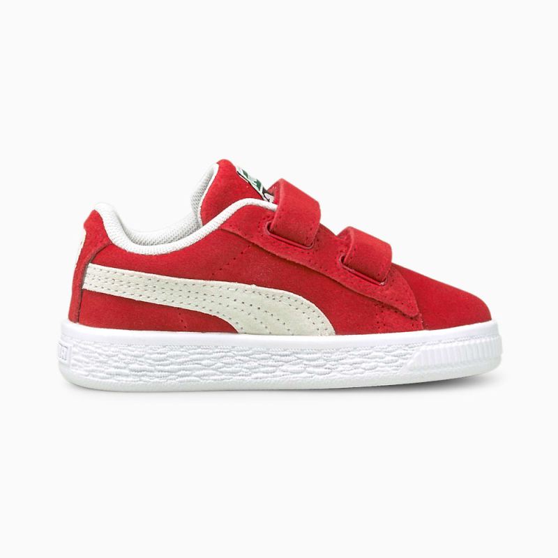 Puma | Girls Suede Classic XXI AC Toddler Shoes - High Risk Red-White