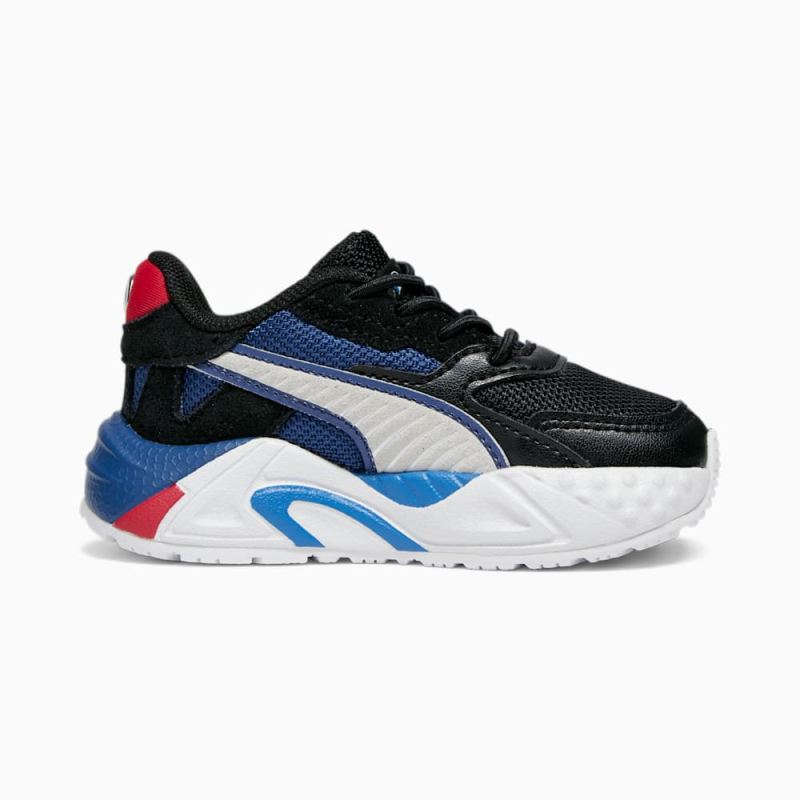 Puma | Boys BMW M Motorsport RS-Trck Toddlers Sneakers - Black-White-Cool Cobalt