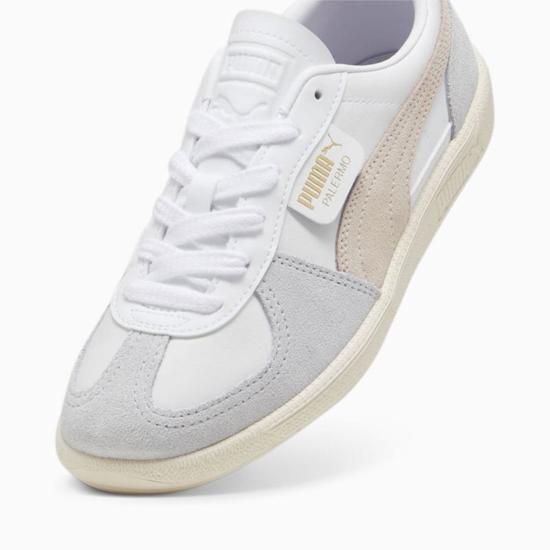 Puma | Women's Palermo Leather Sneakers - White-Rosebay-Sugared Almond