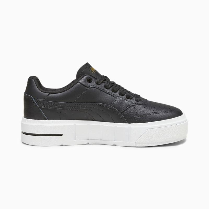 Puma | Girls Puma | Girls Cali Court Big Kids Leather Sneakers - Black-White