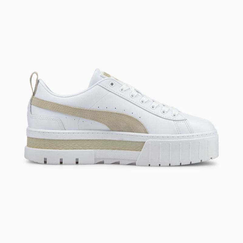 Puma | Women's Mayze Sneakers - White-Peyote