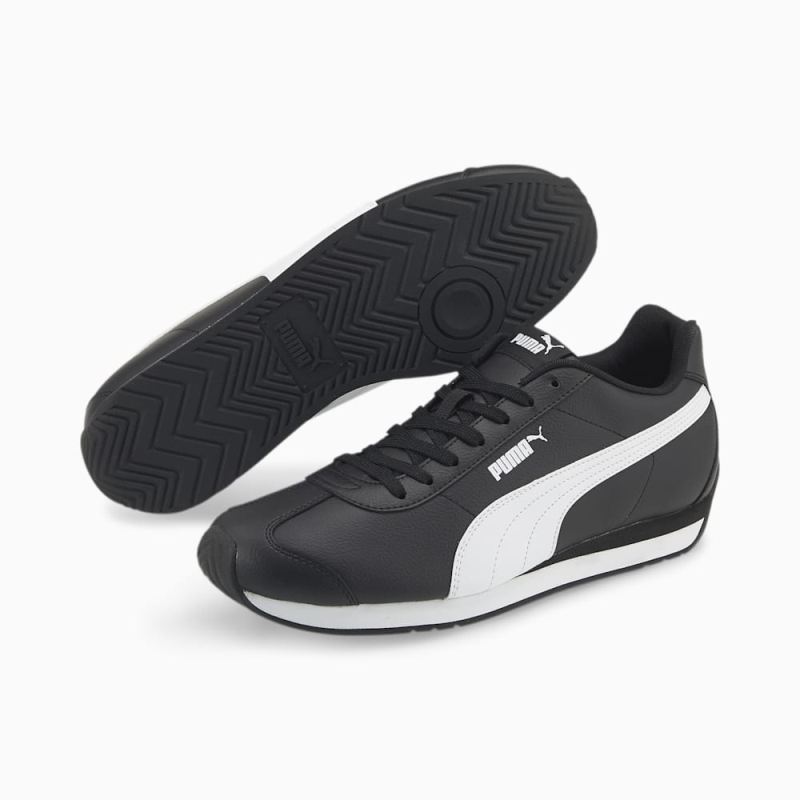 Puma | Men's Turin III Trainers - Black-White