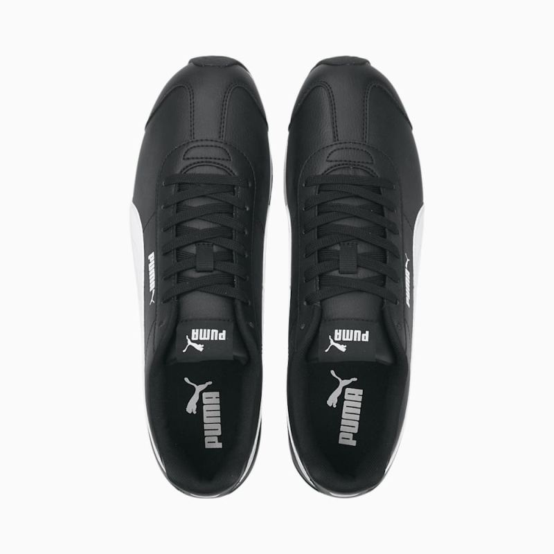 Puma | Men's Turin III Trainers - Black-White