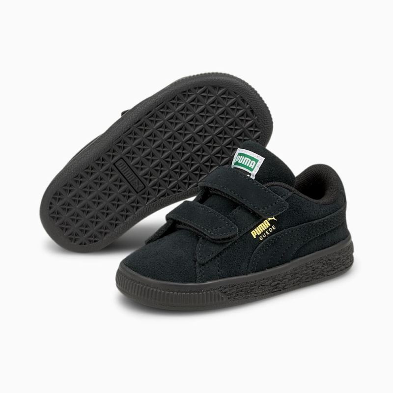 Puma | Girls Suede Classic XXI AC Toddler Shoes - Black-Black