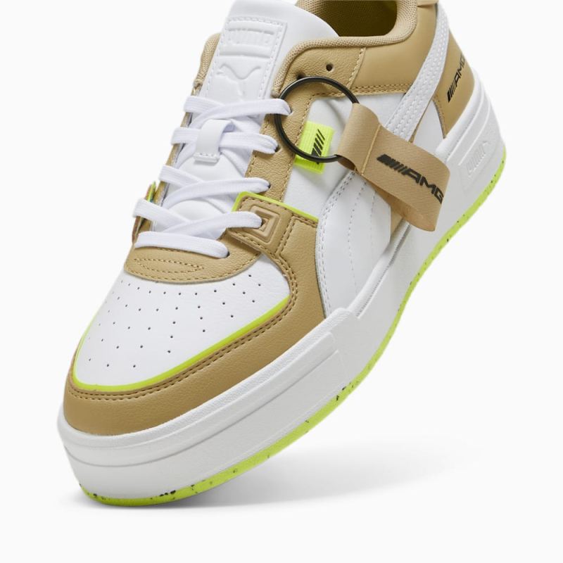 Puma | Men's Mercedes-AMG Motorsport CA Pro Sneakers - Prairie Tan-White