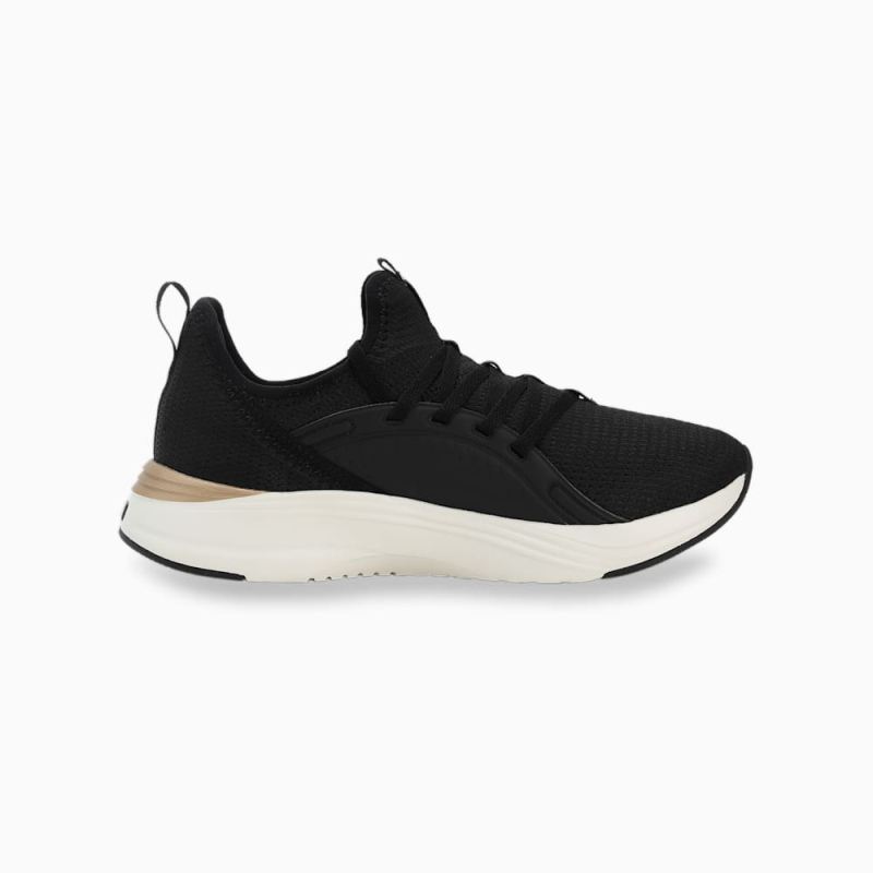 Puma | Women's Softride Sophia 2 Running Shoes - Black-Gold-Warm White