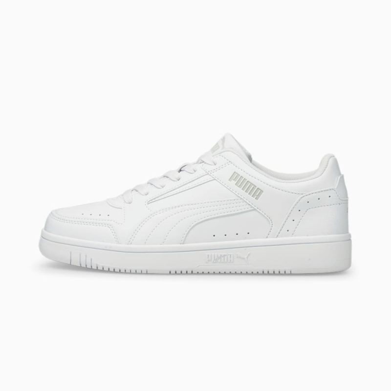 Puma | Men's Rebound Joy Low Sneakers - White-White-Gray Violet