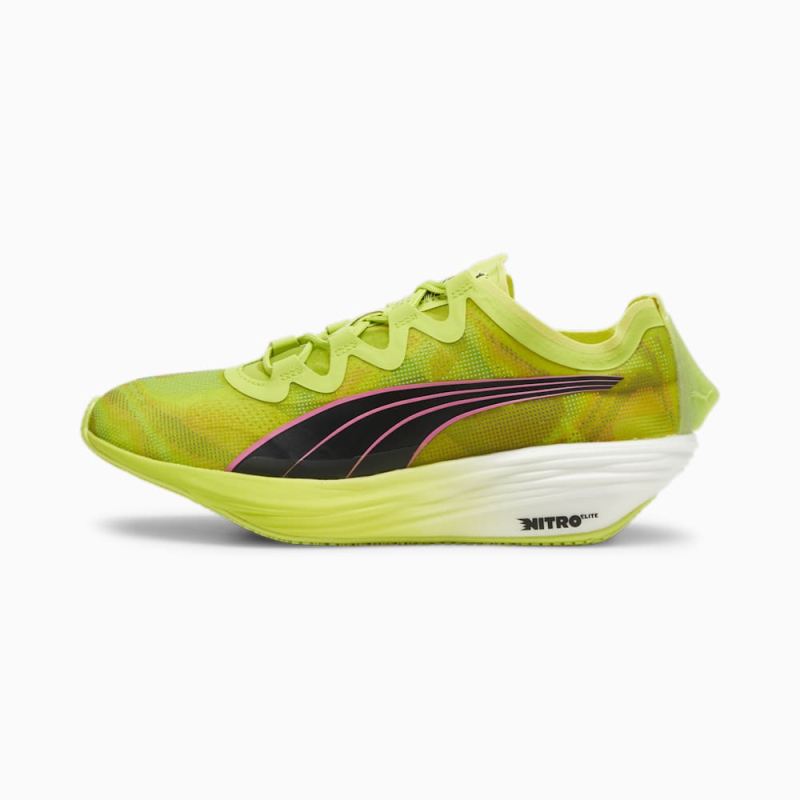 Puma | Women's FAST-FWD NITRO Elite Running Shoes - Lime Pow-Black-Poison Pink