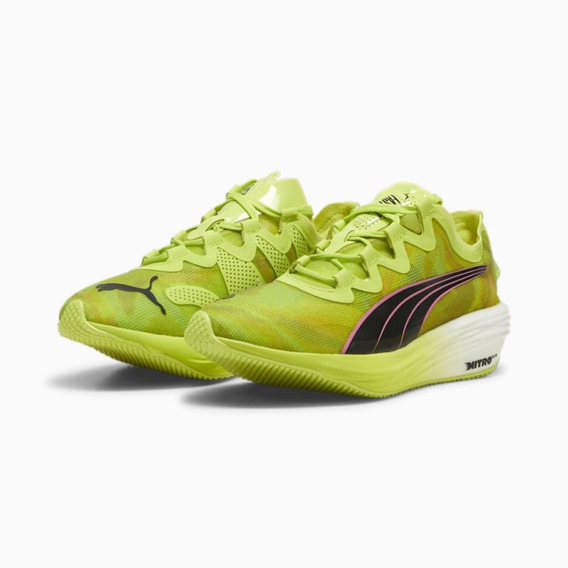 Puma | Women's FAST-FWD NITRO Elite Running Shoes - Lime Pow-Black-Poison Pink