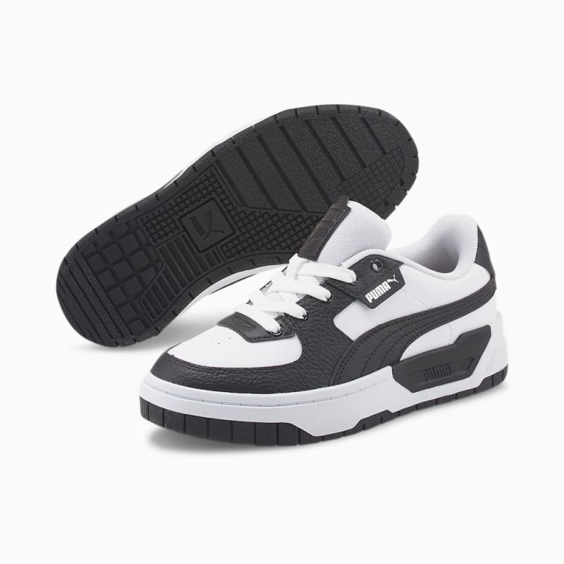 Puma | Girls Cali Dream Leather Big Kids Sneakers - White-Black