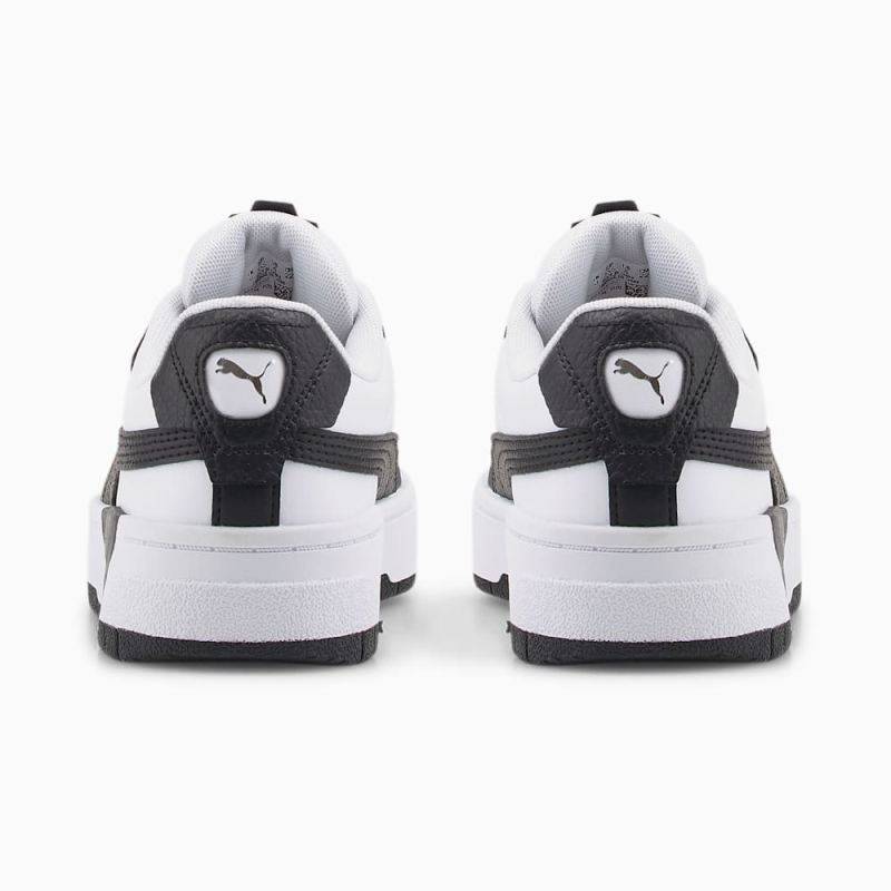 Puma | Girls Cali Dream Leather Big Kids Sneakers - White-Black