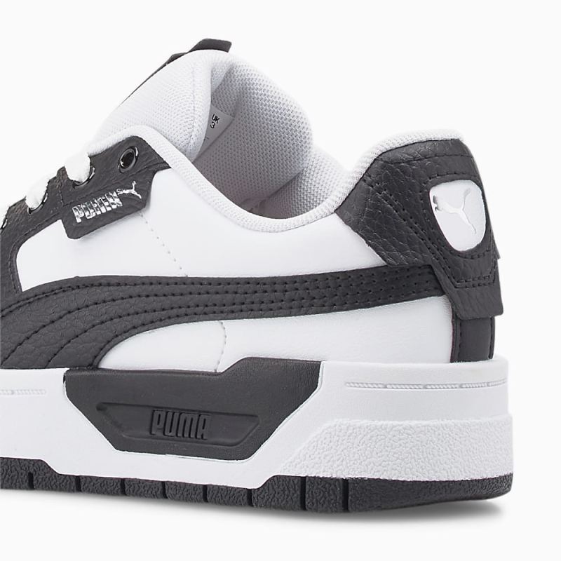 Puma | Girls Cali Dream Leather Big Kids Sneakers - White-Black