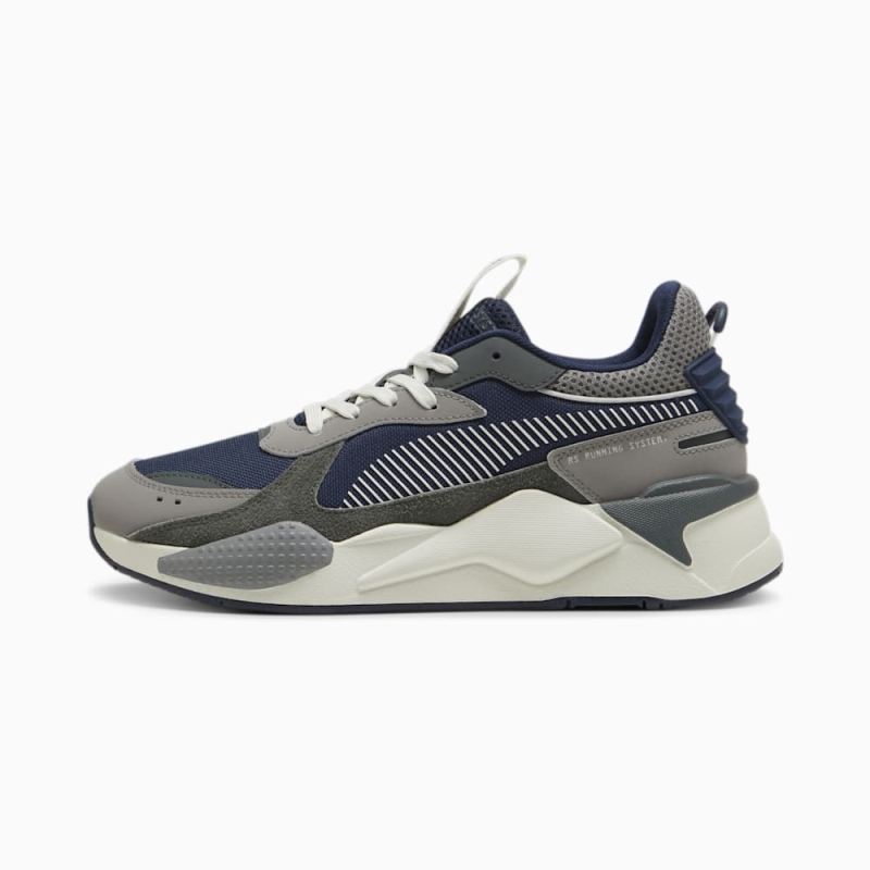 Puma | Men's RS-X Suede Sneakers - Club Navy-Stormy Slate