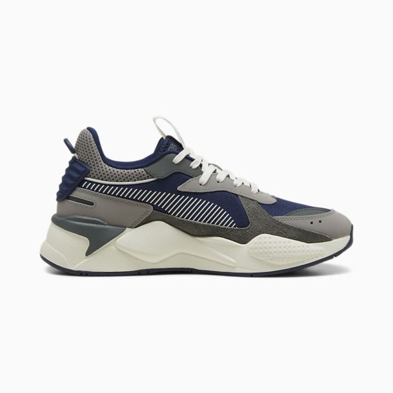 Puma | Men's RS-X Suede Sneakers - Club Navy-Stormy Slate