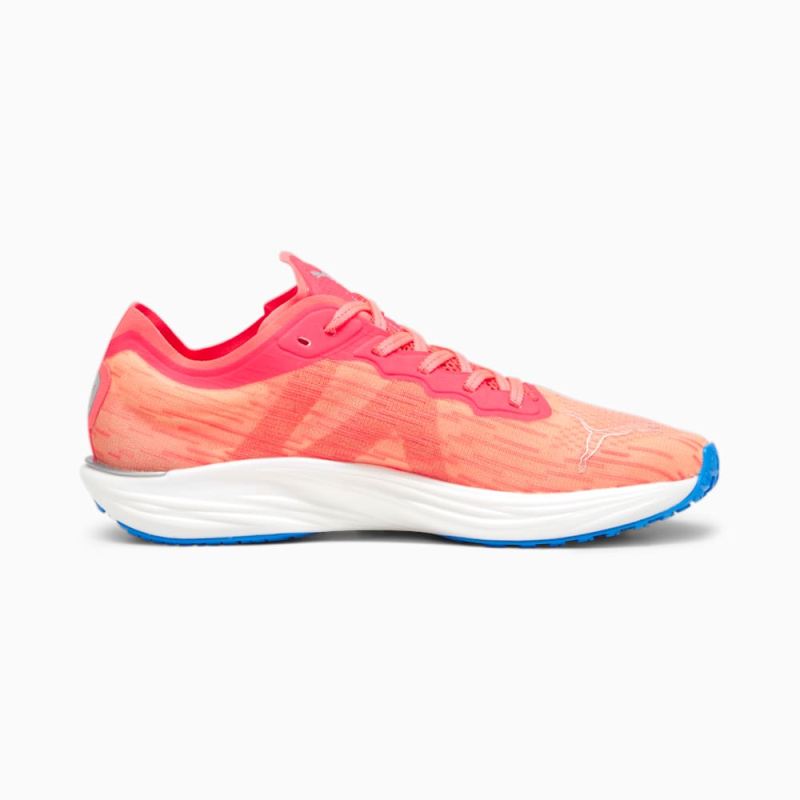 Puma | Men's Liberate NITRO 2 Running Shoes - Fire Orchid-Silver