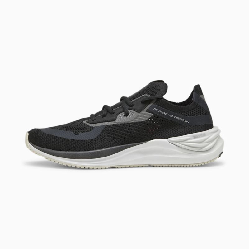 Puma | Men's Porsche Design Evoknit Trainer III Shoes - Jet Black-Jet Black