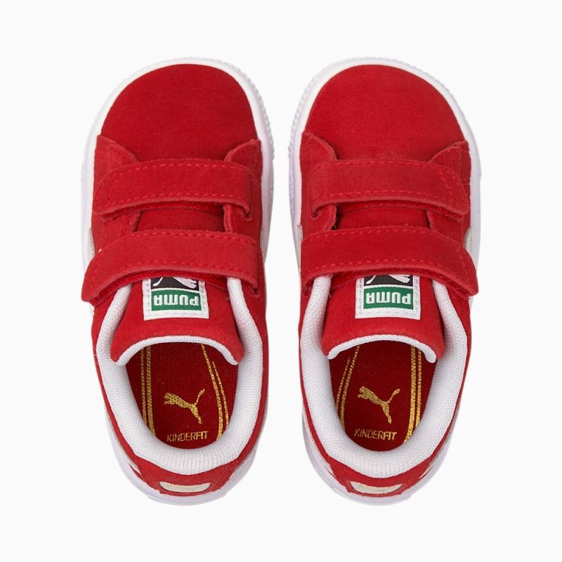 Puma | Girls Suede Classic XXI AC Toddler Shoes - High Risk Red-White